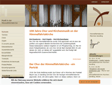Tablet Screenshot of himmelfahrtskirche-musik.de